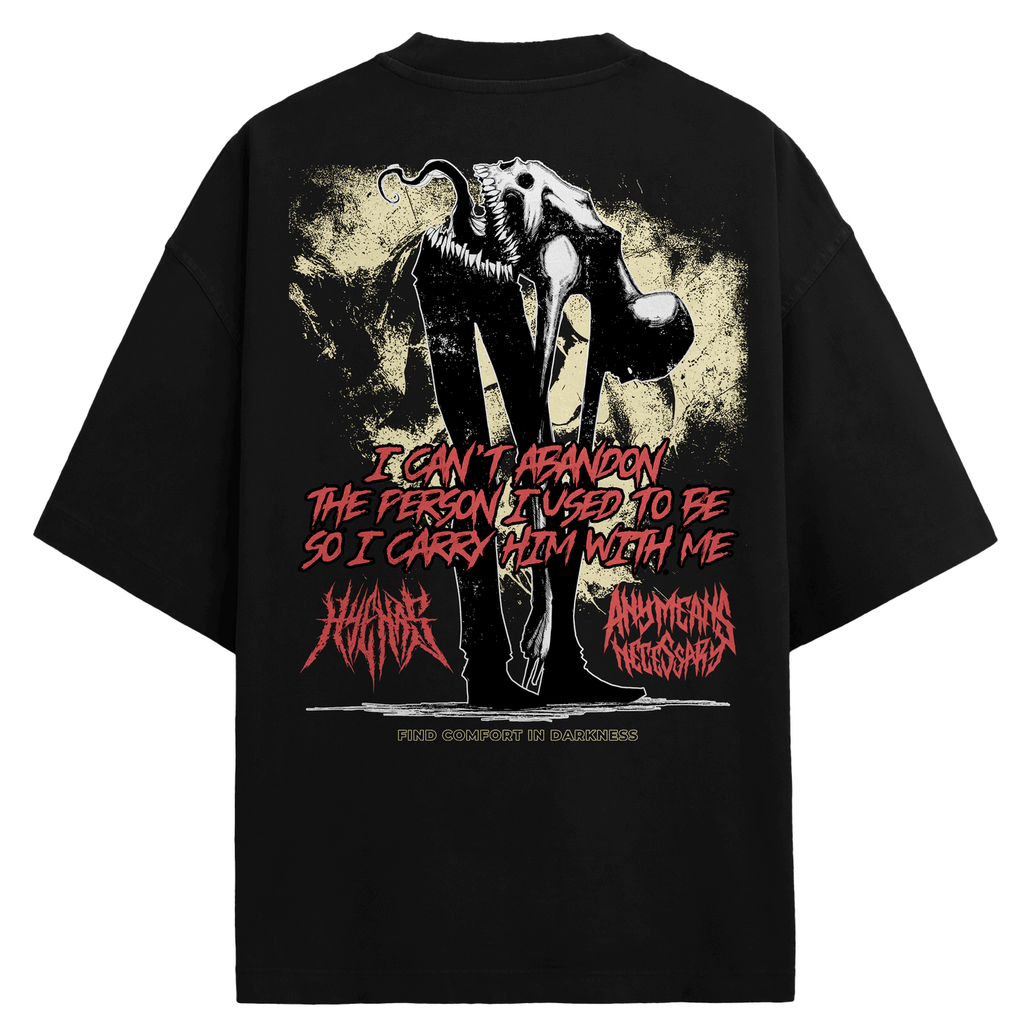 any means necessary shawn coss abandon t shirt black back