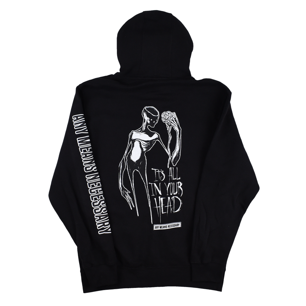 
                      
                        any means necessary shawn coss it's all in your head zip up hoodie black back
                      
                    