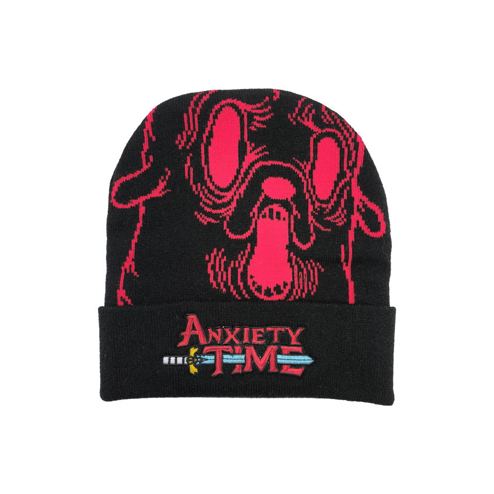 any means necessary shawn coss adventure time anxiety time beanie black