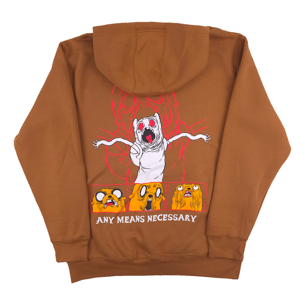 
                      
                        any means necessary shawn coss adventure time anxiety time pullover hoodie meerkat back
                      
                    