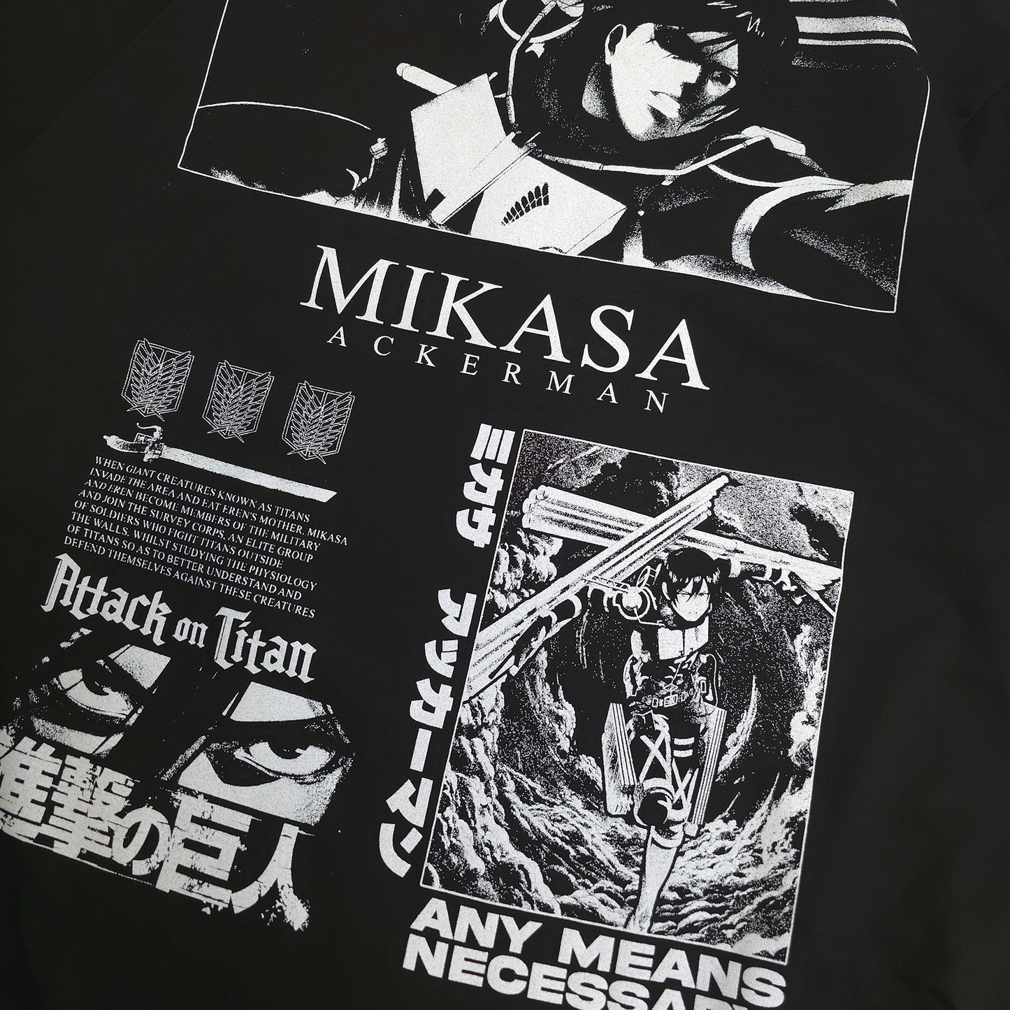 Mikasa T-Shirt Black