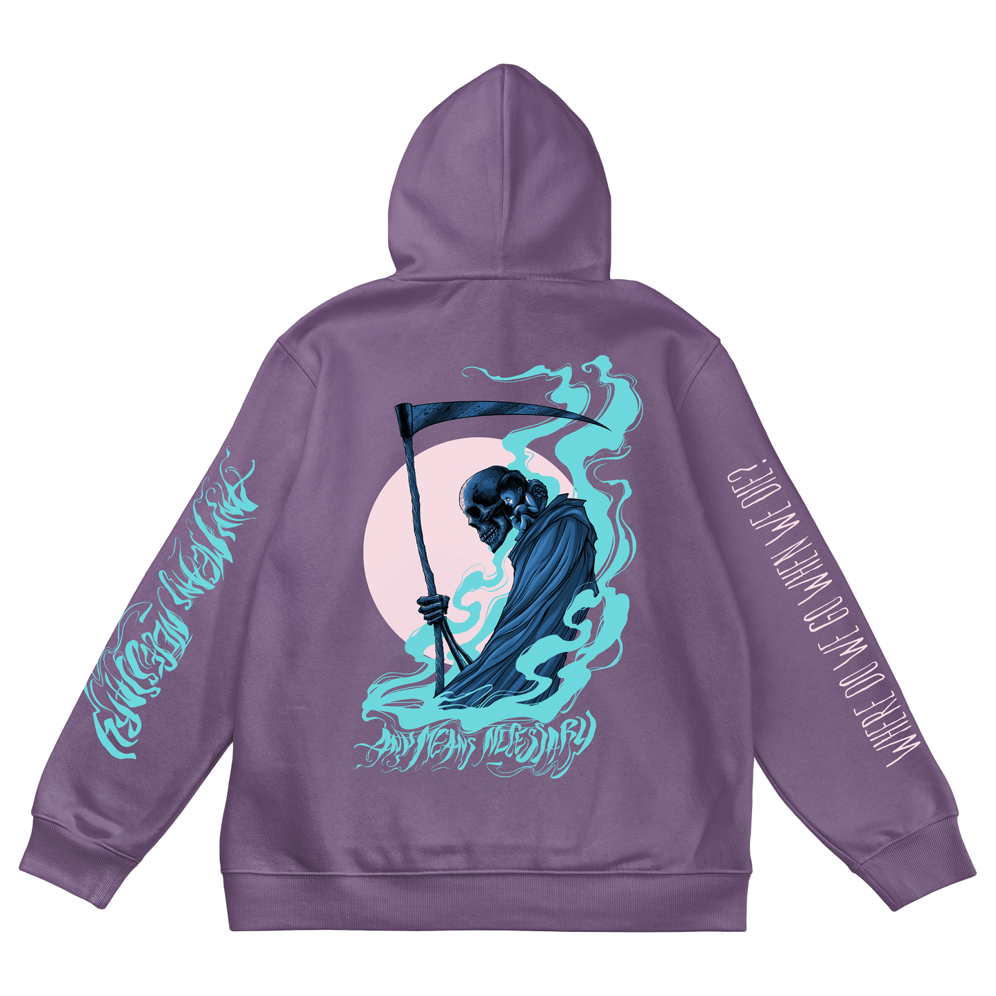
                  
                    any means necessary shawn coss back home pullover hoodie lavender back
                  
                