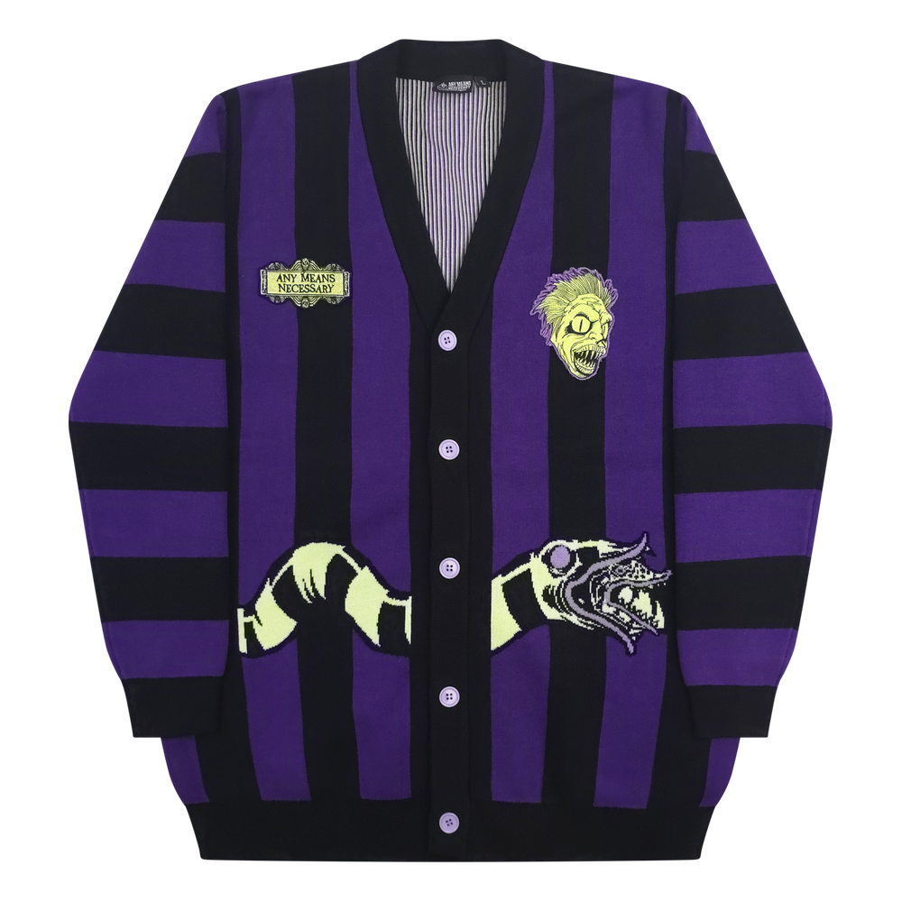 
                      
                        Beetlejuice Cardigan Purple
                      
                    