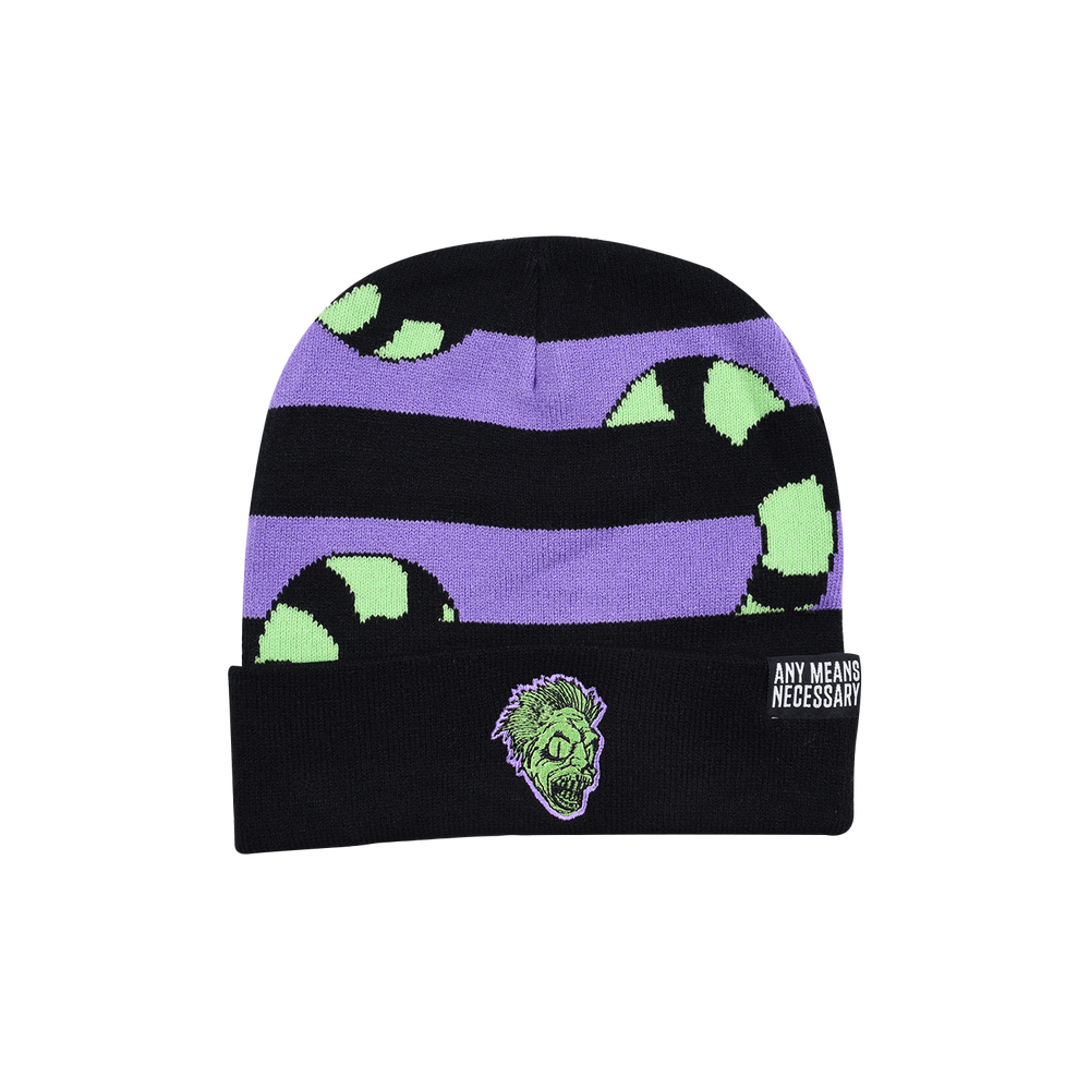 any means necessary shawn coss sand snake beetlejuice beanie