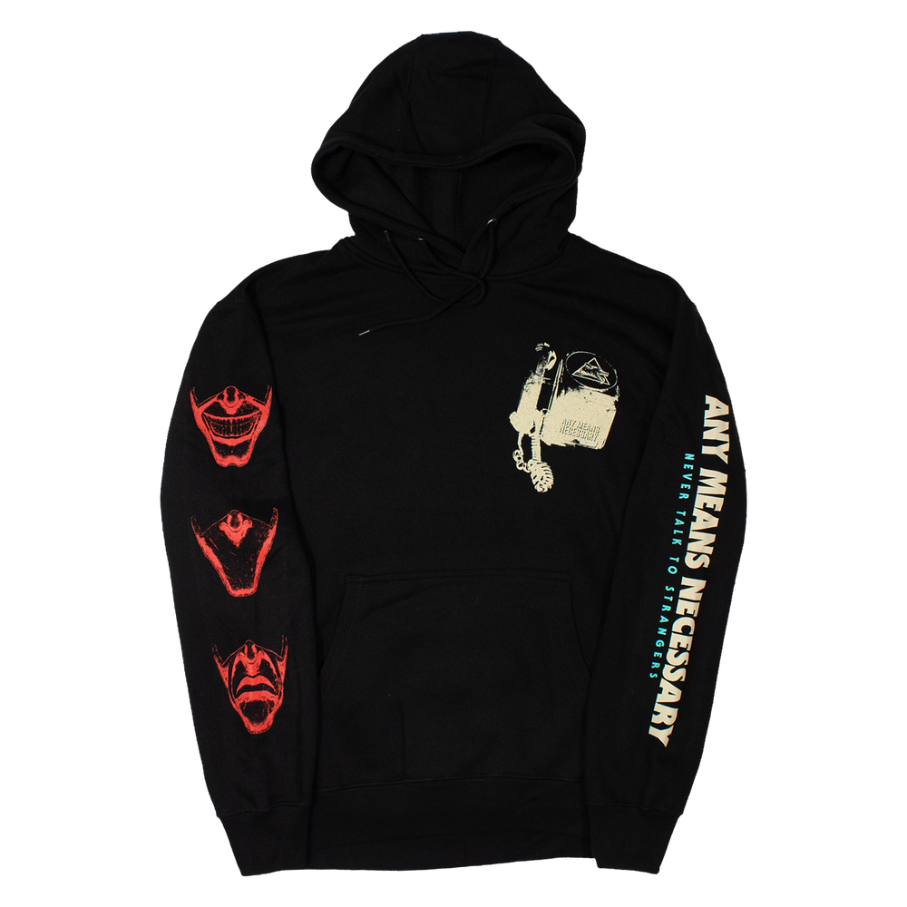 
                      
                        any means necessary shawn coss blackphone pullover hoodie black front
                      
                    