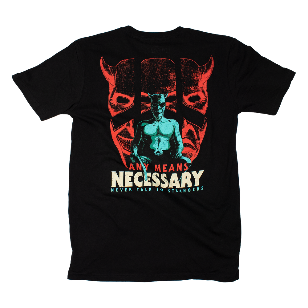 
                      
                        any means necessary shawn coss blackphone t shirt black back
                      
                    