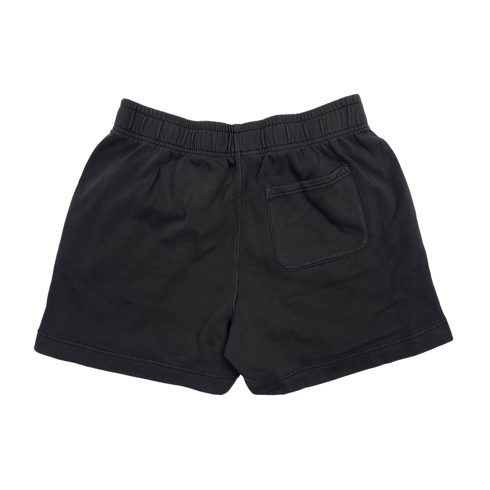 any means necessary shawn coss hyenas sweat short faded black back