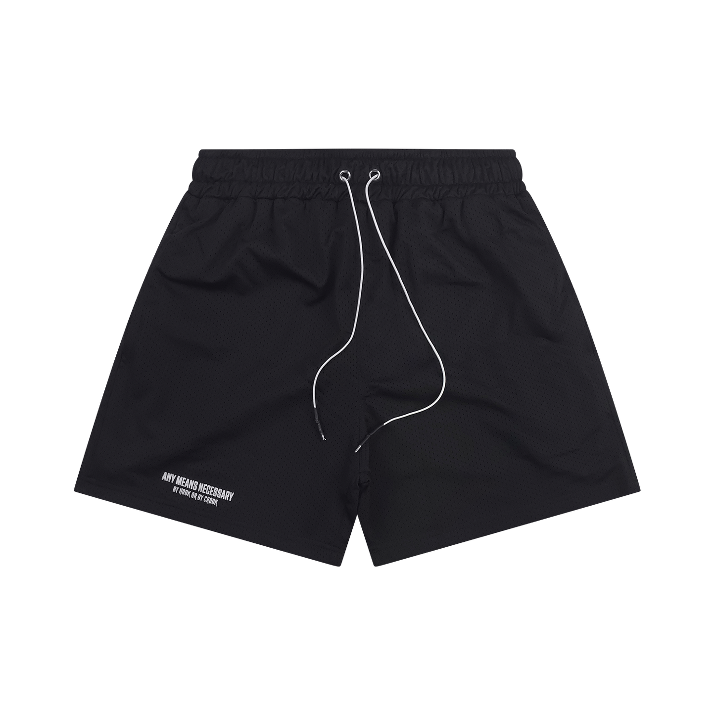 by hook or by crook mesh shorts black any means necessary shawn coss