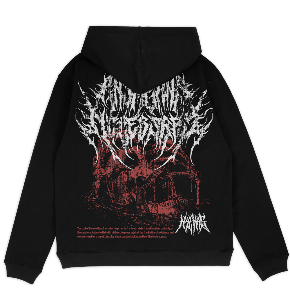 any means necessary shawn coss call of the void pullover hoodie black back