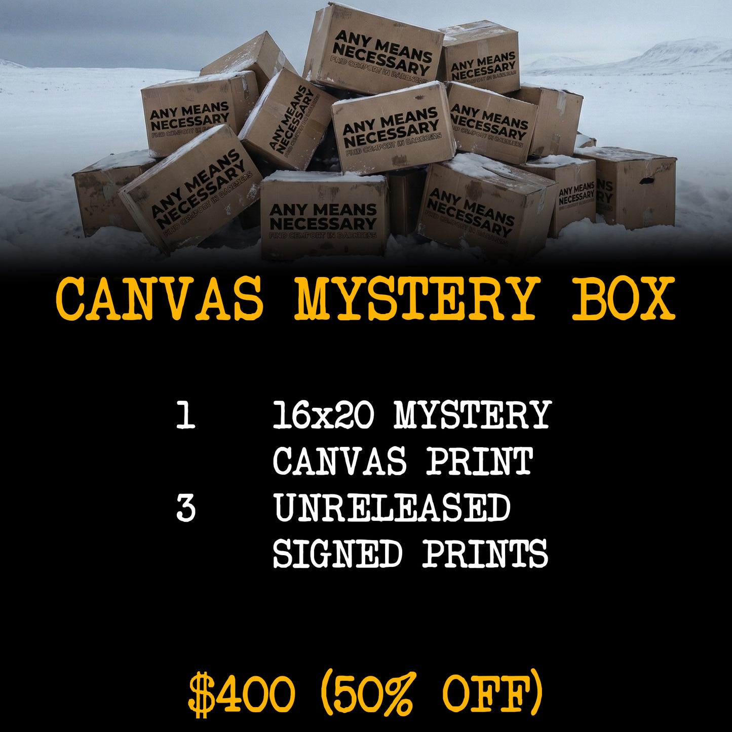 Canvas Mystery Box