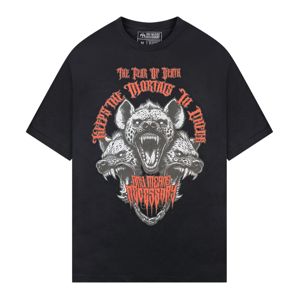 any means necessary shawn coss cerberus t shirt black