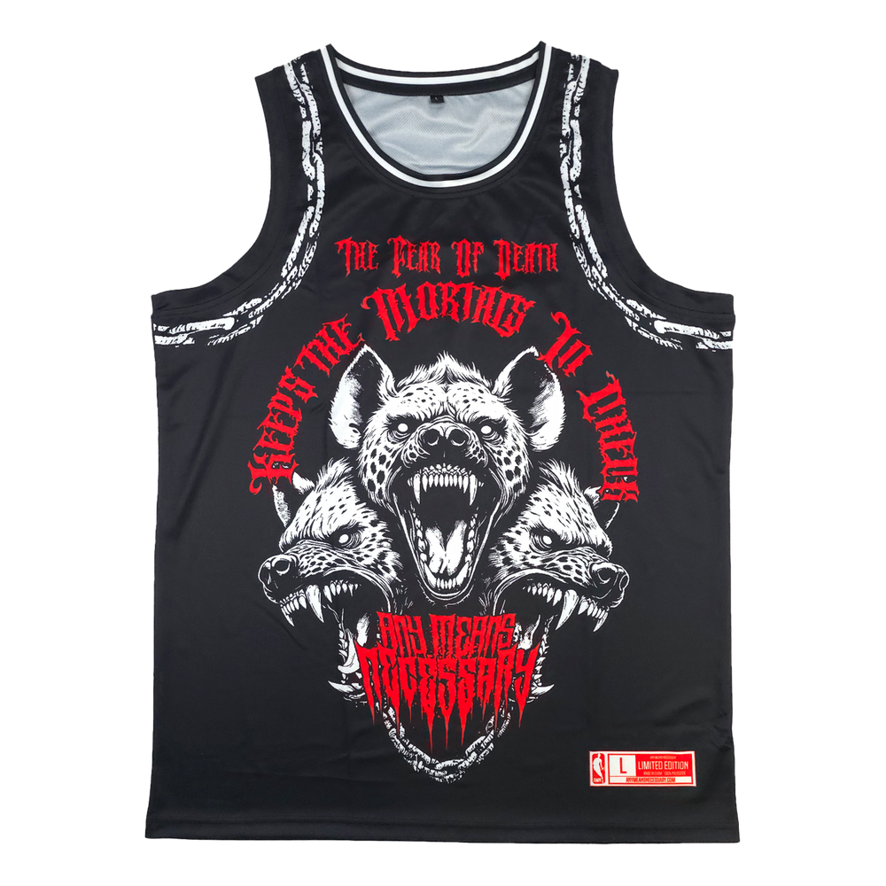 any means necessary shawn coss cerberus basketball jersey