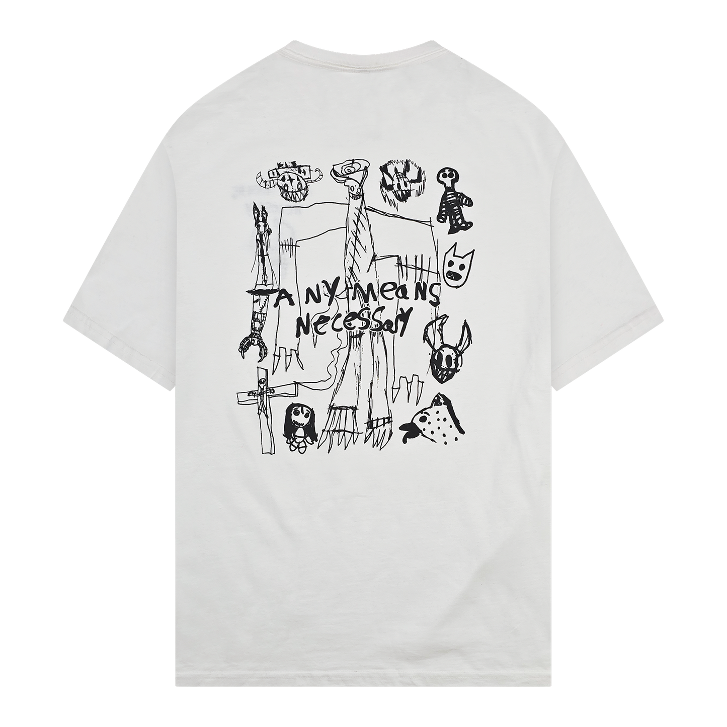 any means necessary shawn coss corrupted youth t shirt white back