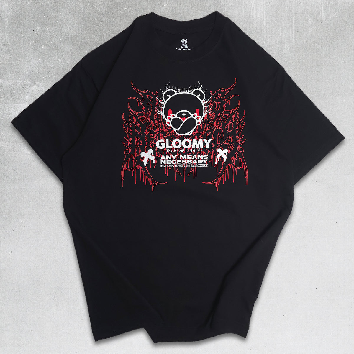 Cross Arms T-Shirt Black
