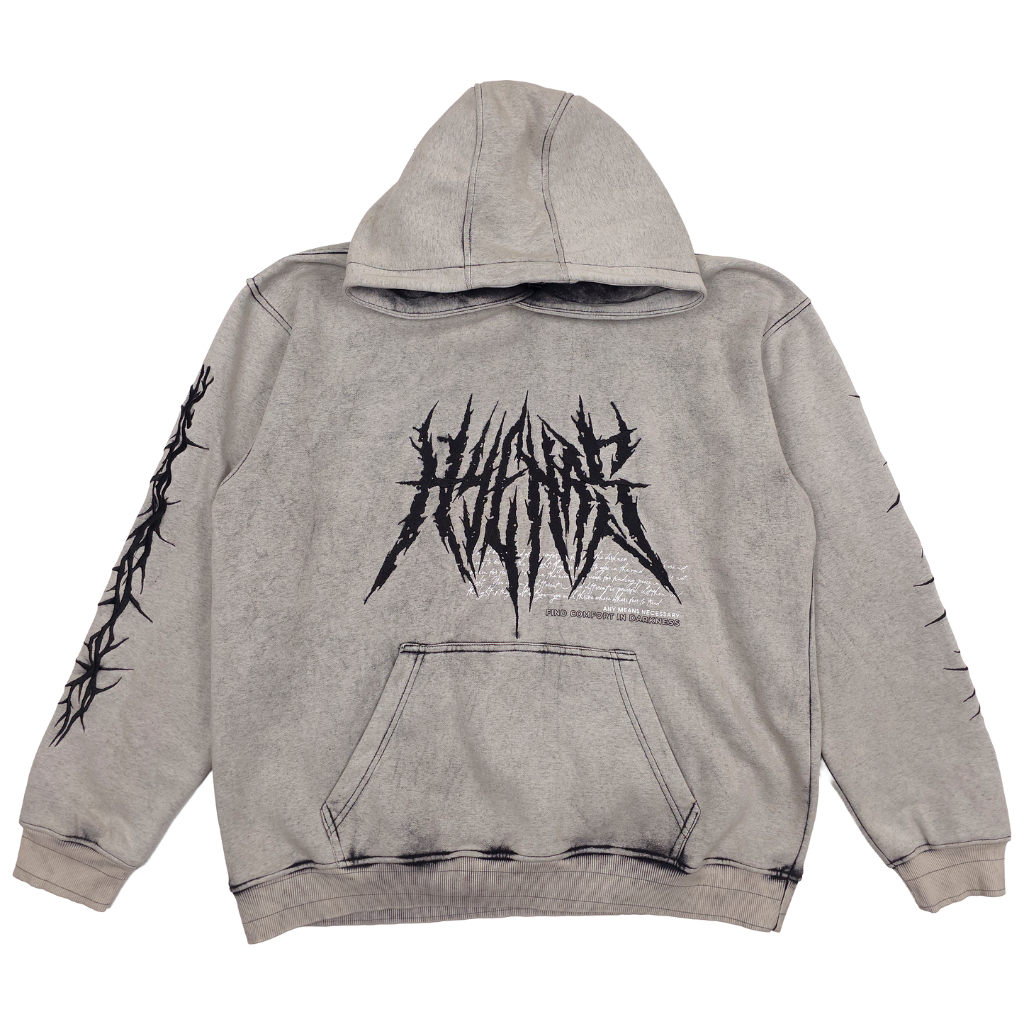 Bleached Fang Pullover Hoodie