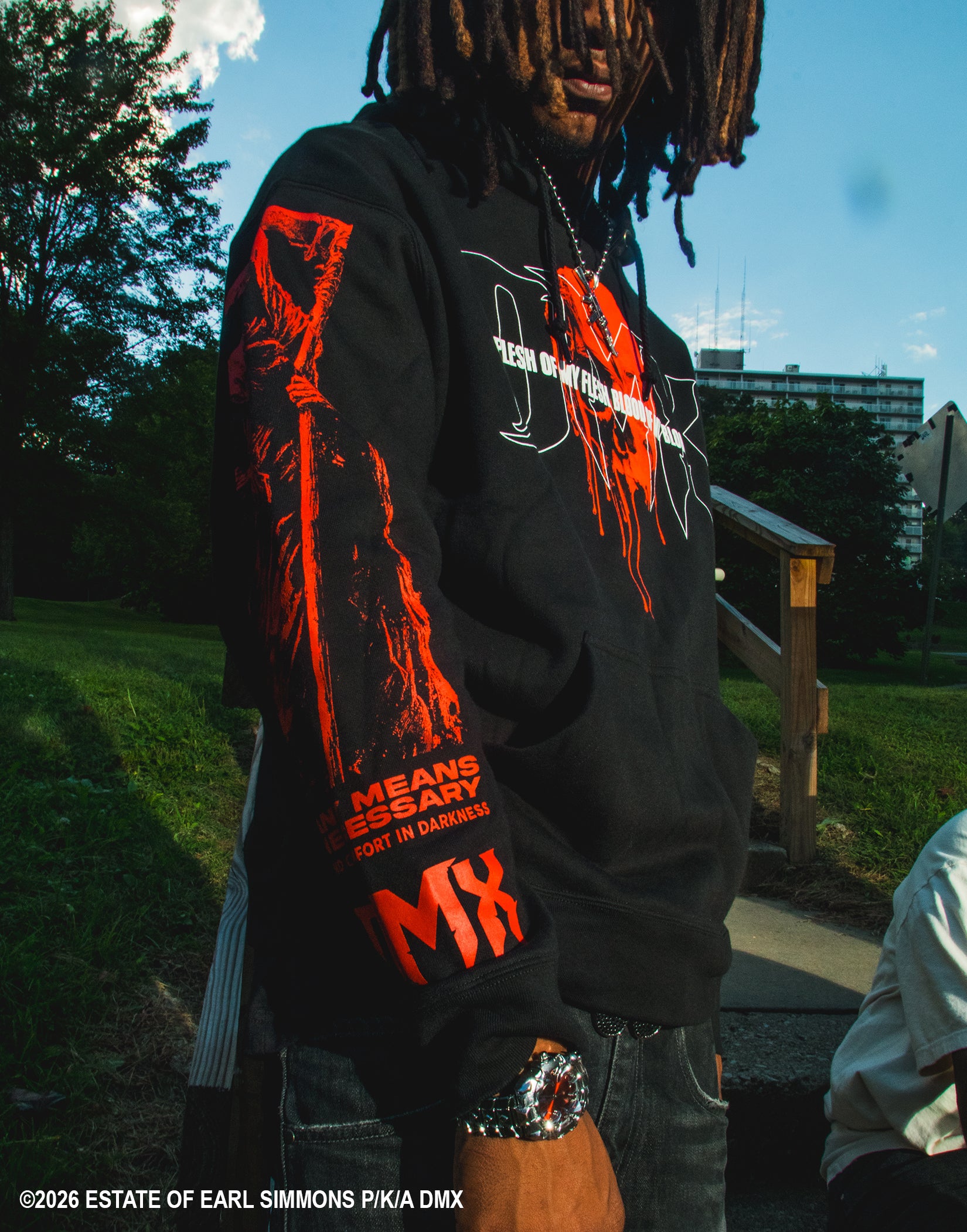 Blood Of My Blood Pullover Hoodie Black – Any Means Necessary Clothing