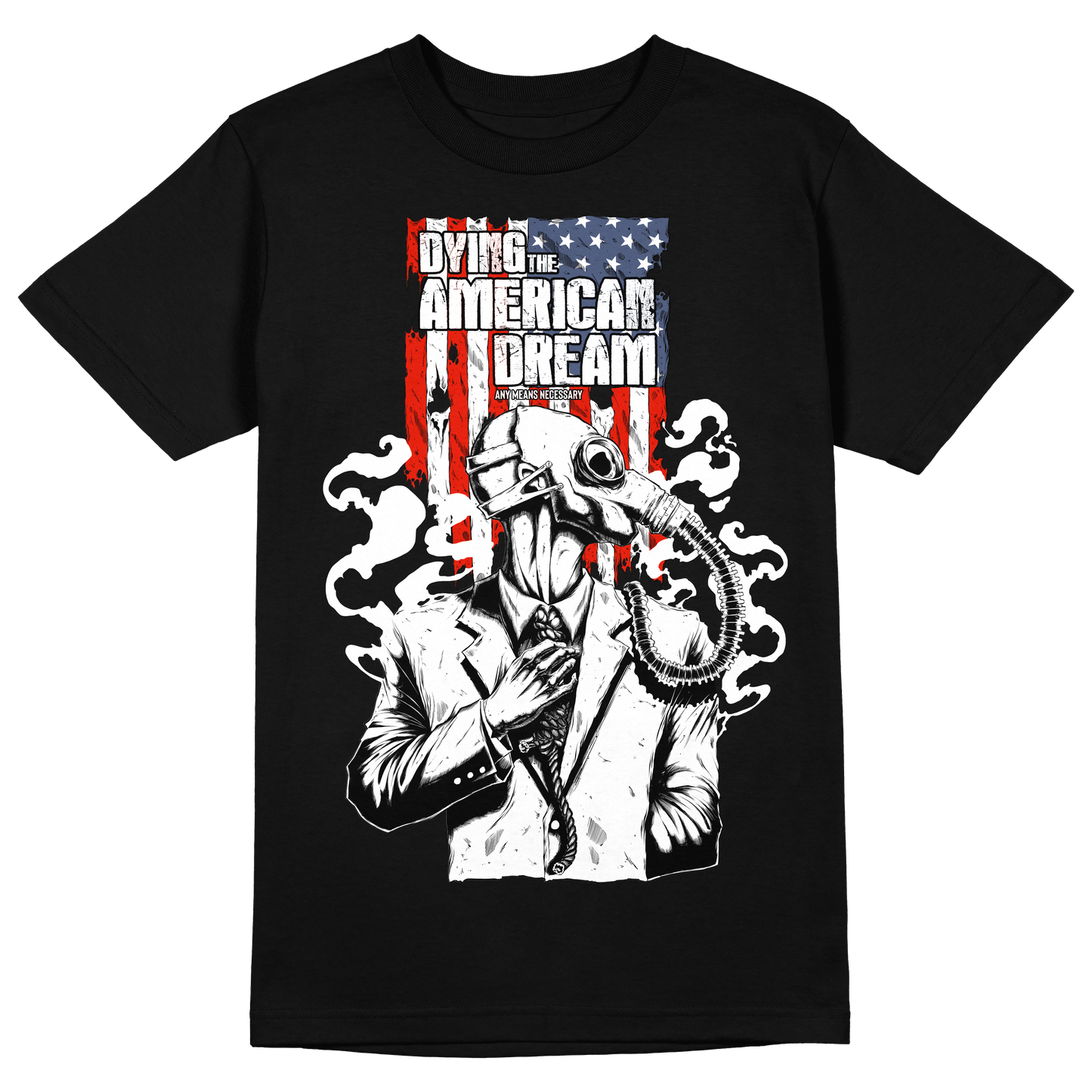 any means necessary shawn coss dying the american dream dtad t shirt black