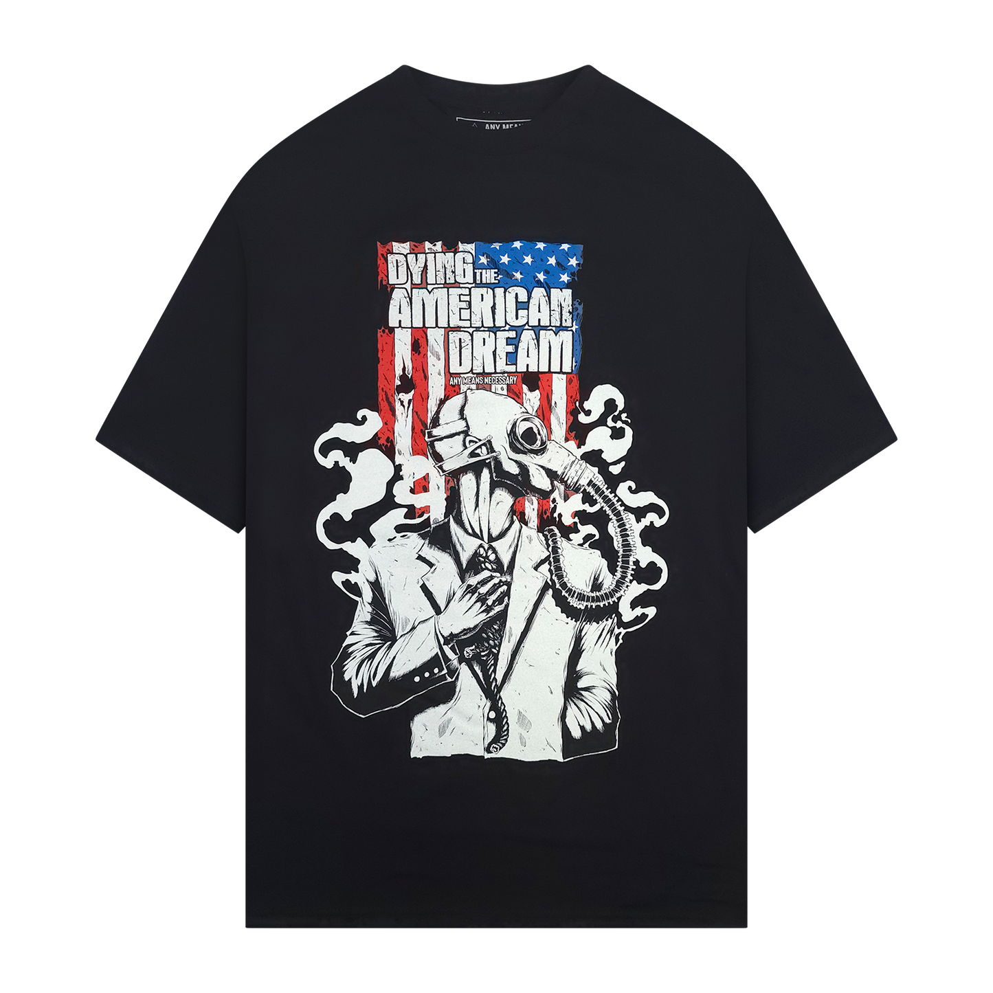 any means necessary shawn coss dying the american dream dtad t shirt black