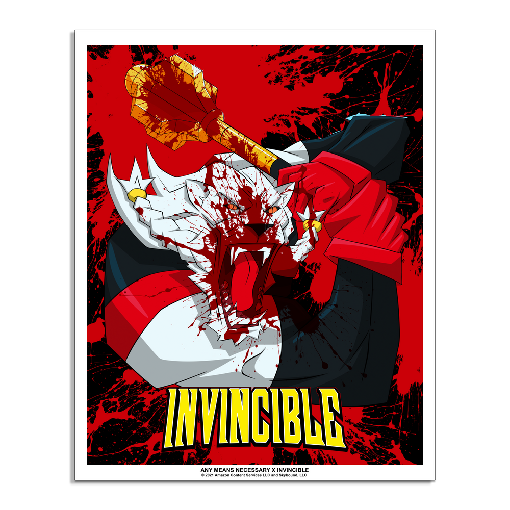 any means necessary shawn coss invincible battle beast death blow 16x20 poster