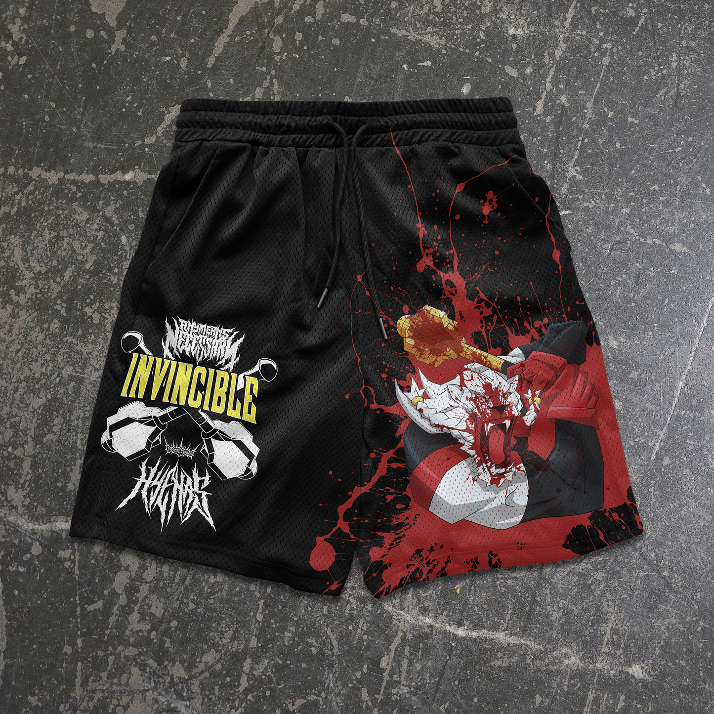 Death Blow Mesh Shorts