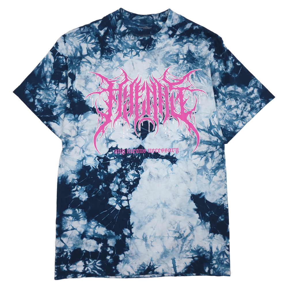 any means necessary shawn coss delirium t shirt tie dye navy