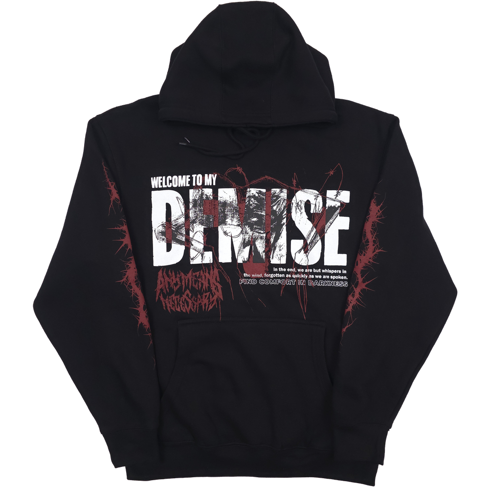 any means necessary shawn coss demise pullover hoodie black