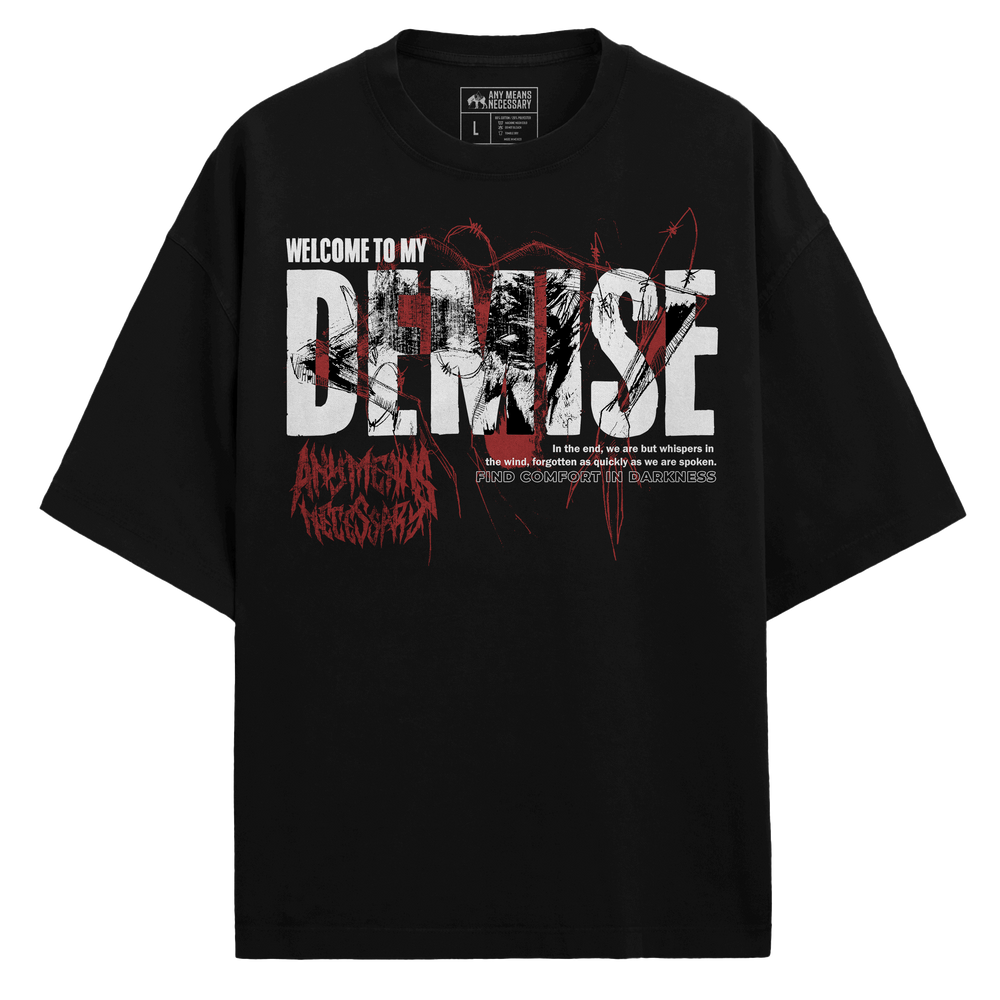 any means necessary shawn coss demise t shirt black 