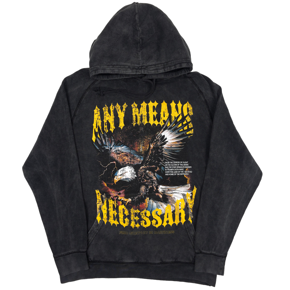 
                      
                        any means necessary shawn coss depraved pullover hoodie vintage black front
                      
                    