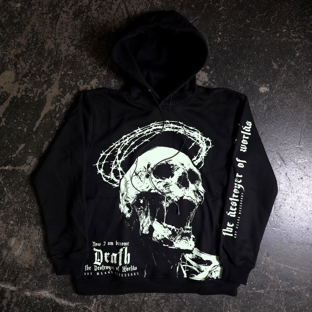 Destroyer of Worlds Pullover Hoodie – Any Means Necessary Clothing