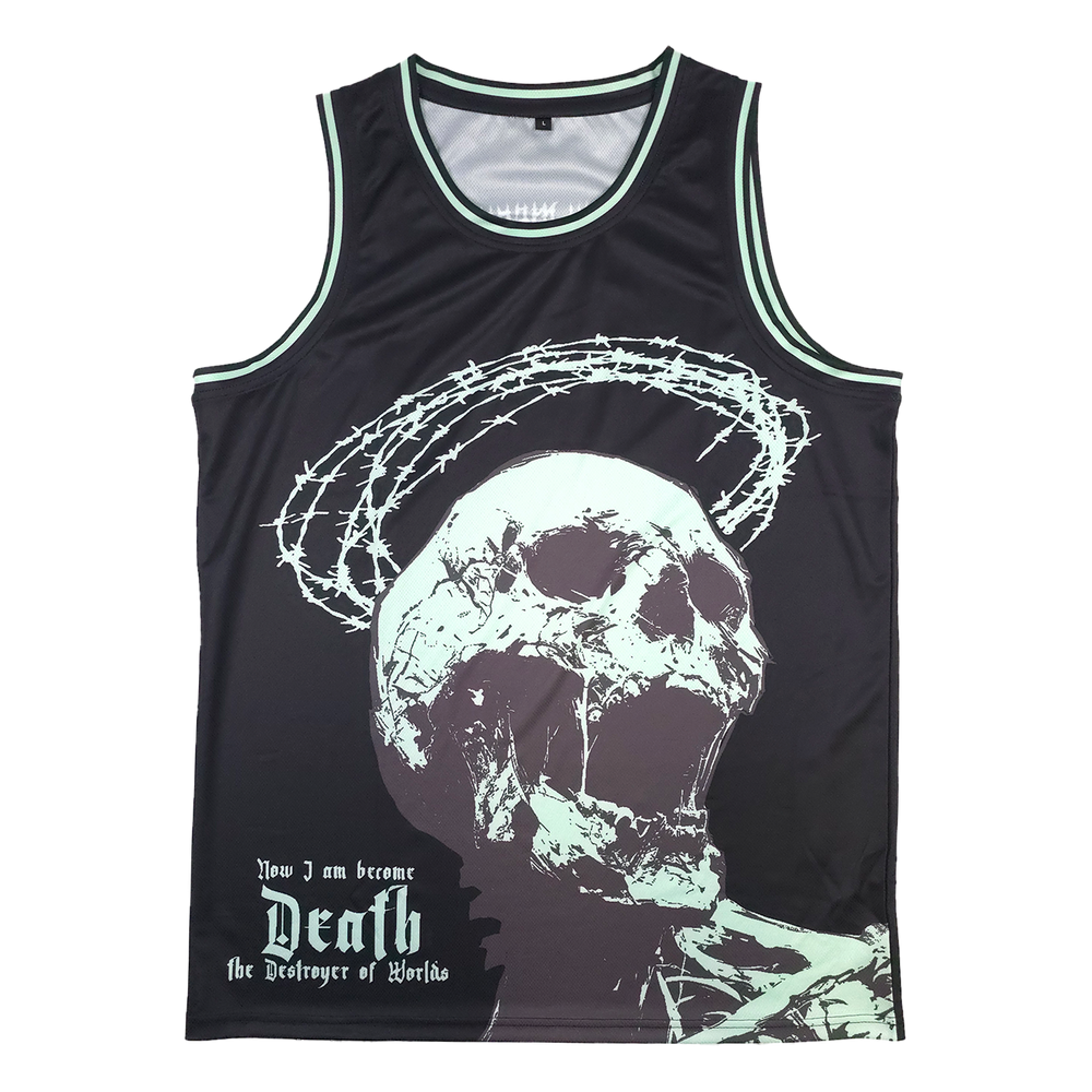 any means necessary shawn coss destroyer of worlds basketball jersey front