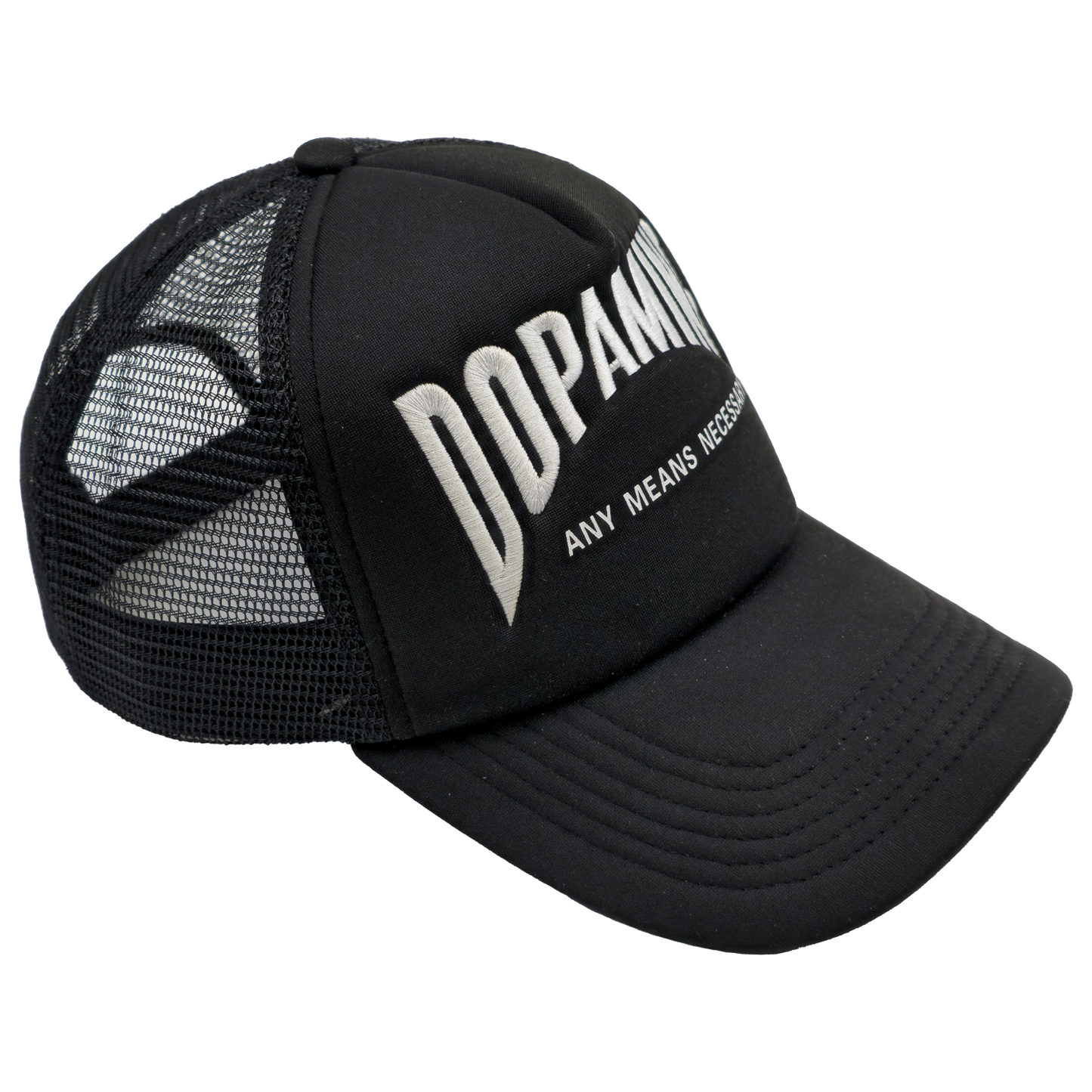 any means necessary shawn coss dopamine pathway to pleasure mesh foam trucker hat black