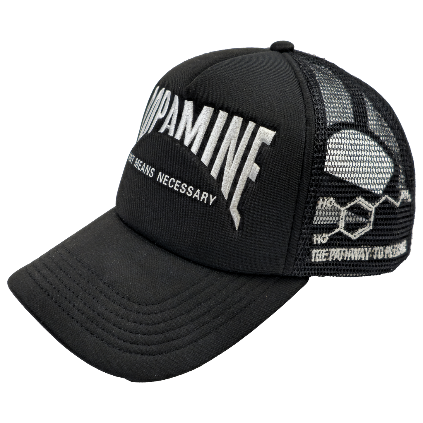 any means necessary shawn coss dopamine pathway to pleasure mesh foam trucker hat black