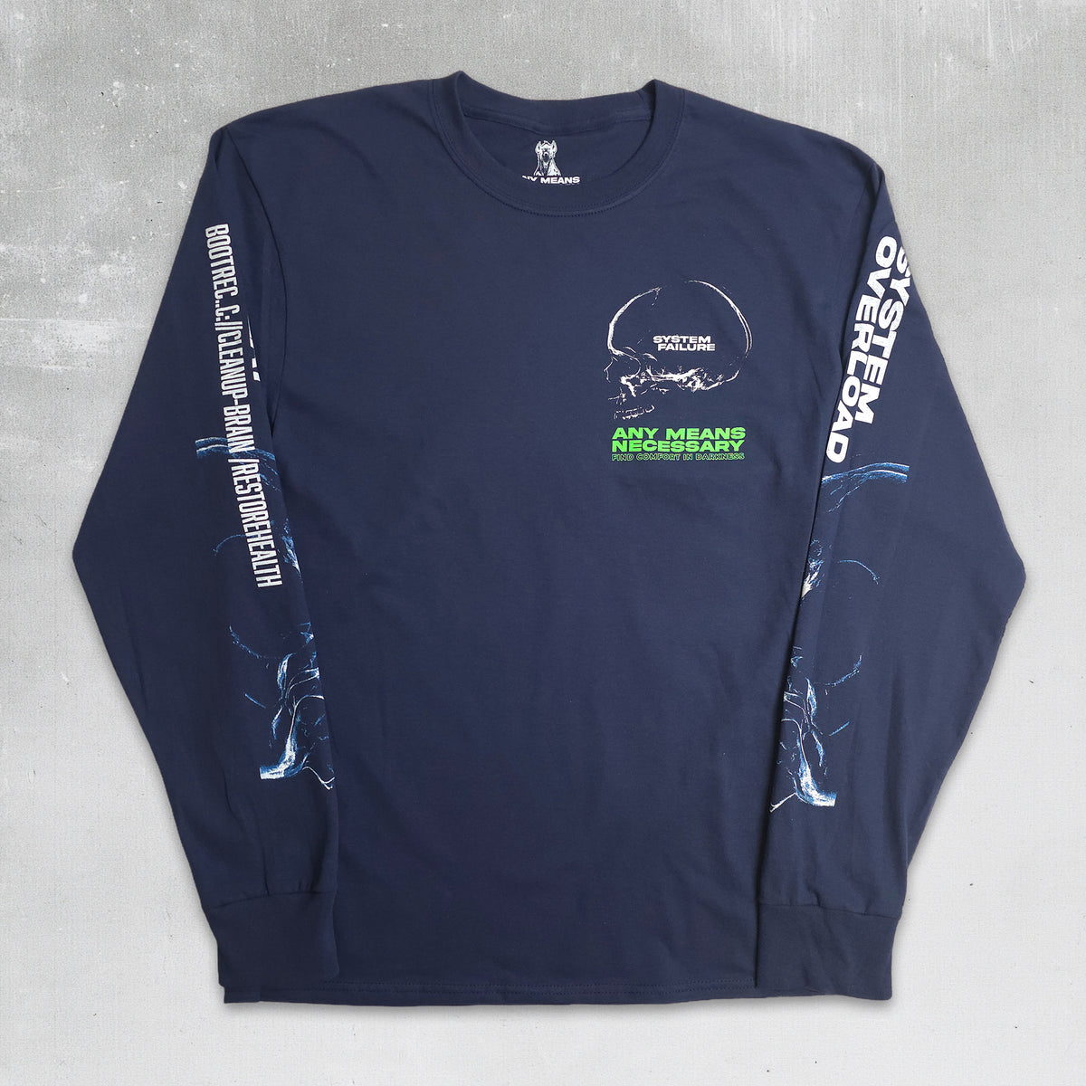 Enemy Within Long Sleeve T-Shirt Navy