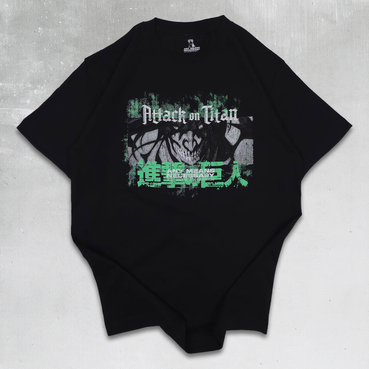 Eren Titan Scream T-Shirt Black
