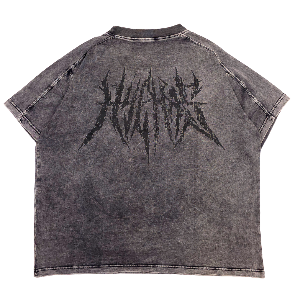 any means necessary shawn coss halo t shirt acid wash black back