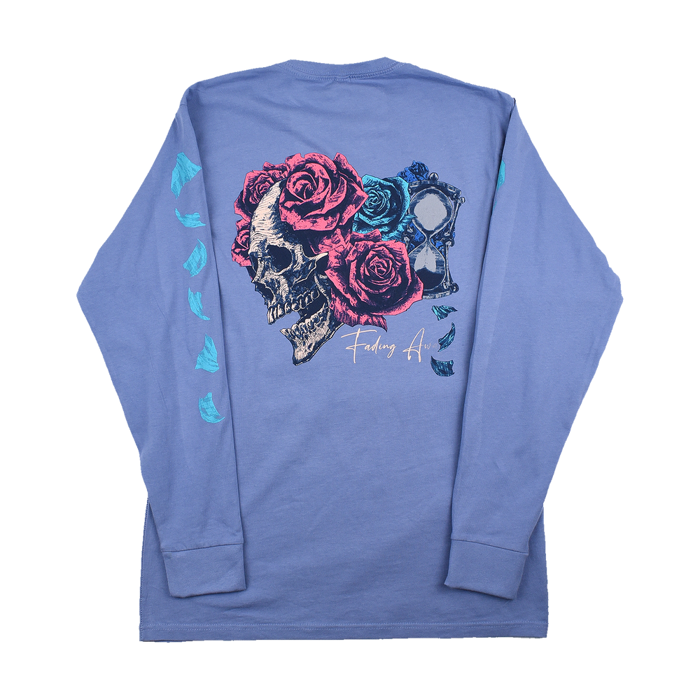 
                      
                        any means necessary shawn coss fading away long sleeve t shirt colony blue back
                      
                    