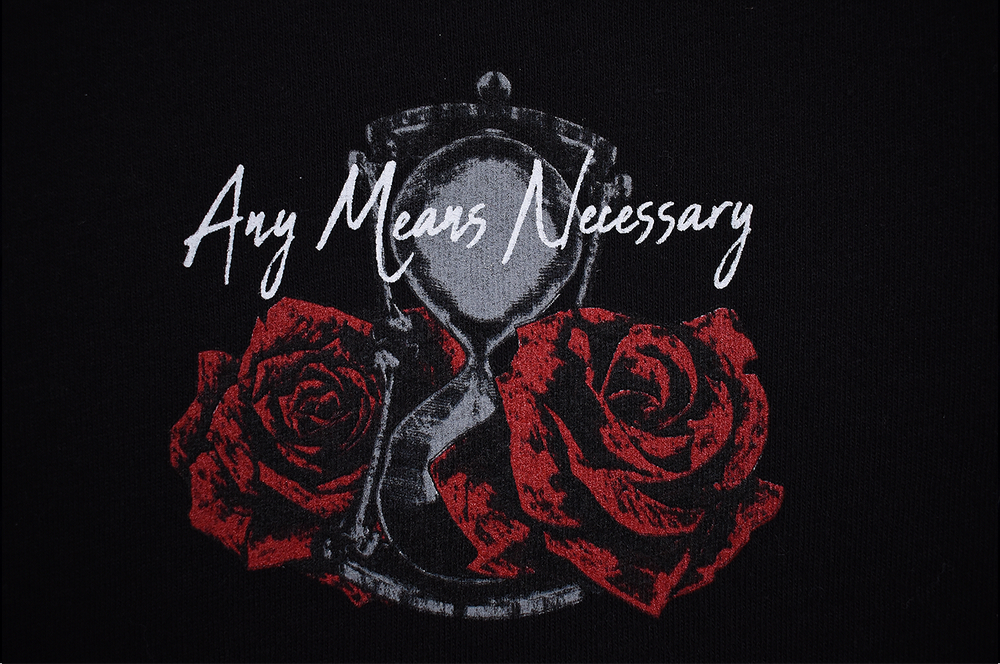 
                  
                    any means necessary shawn coss fading away long sleeve t shirt black front up close
                  
                