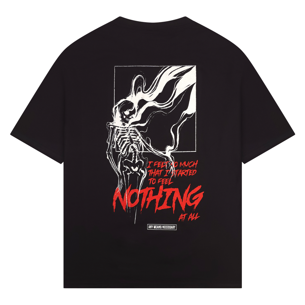 any means necessary shawn coss felt so much t shirt black back