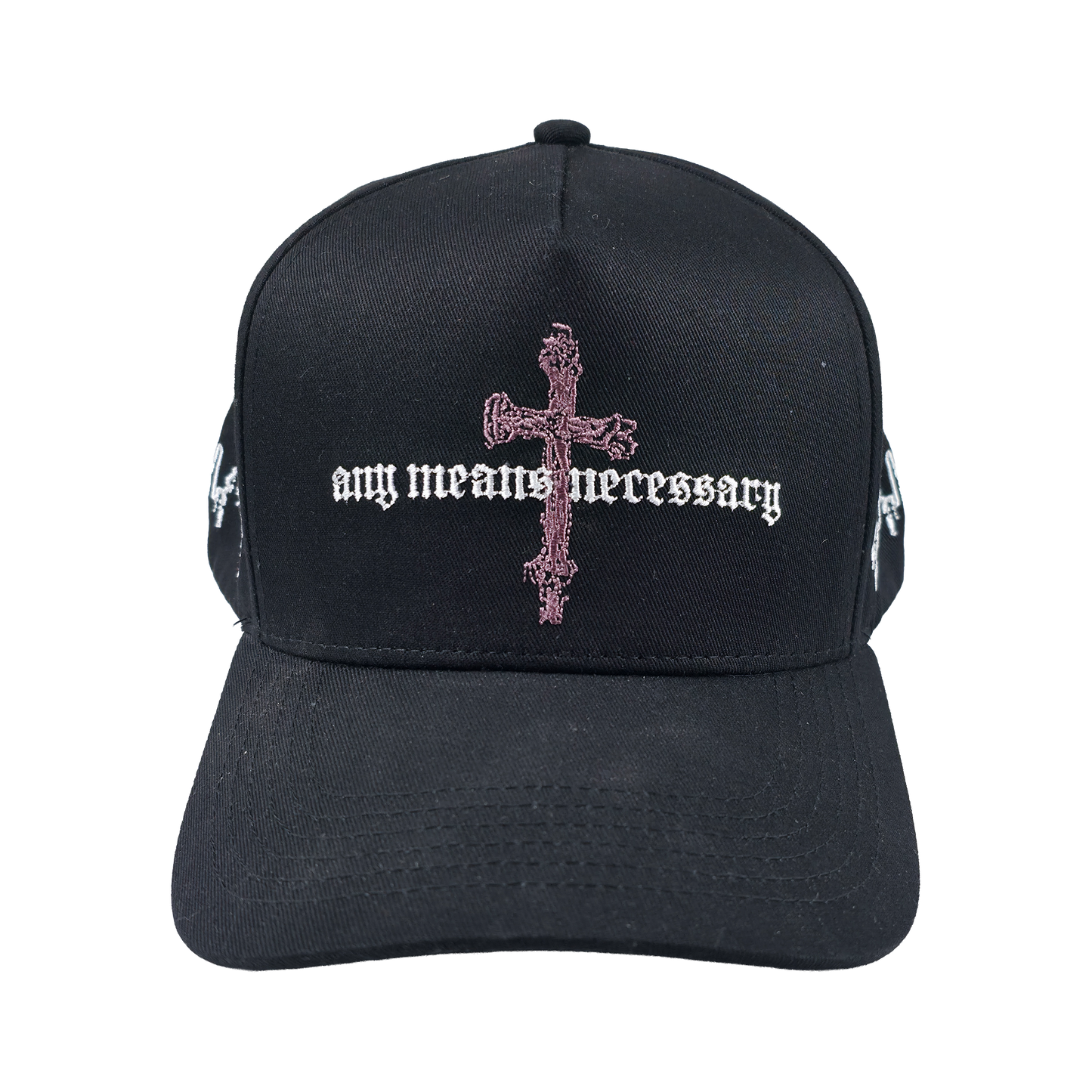 any means necessary shawn coss forsaken snapback hat black