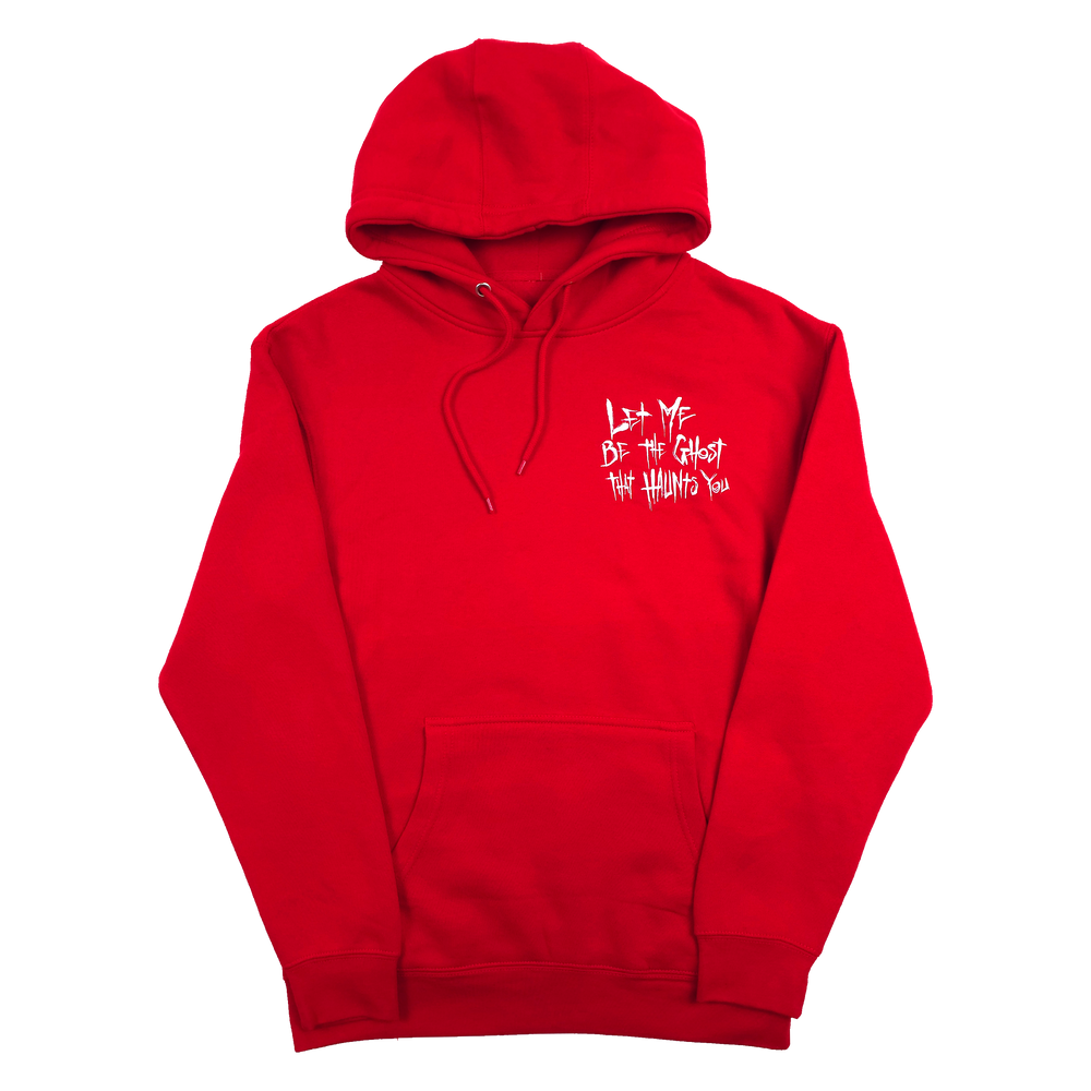 any means necessary shawn coss let me be the ghost that haunts you ghost boy pullover hoodie red front