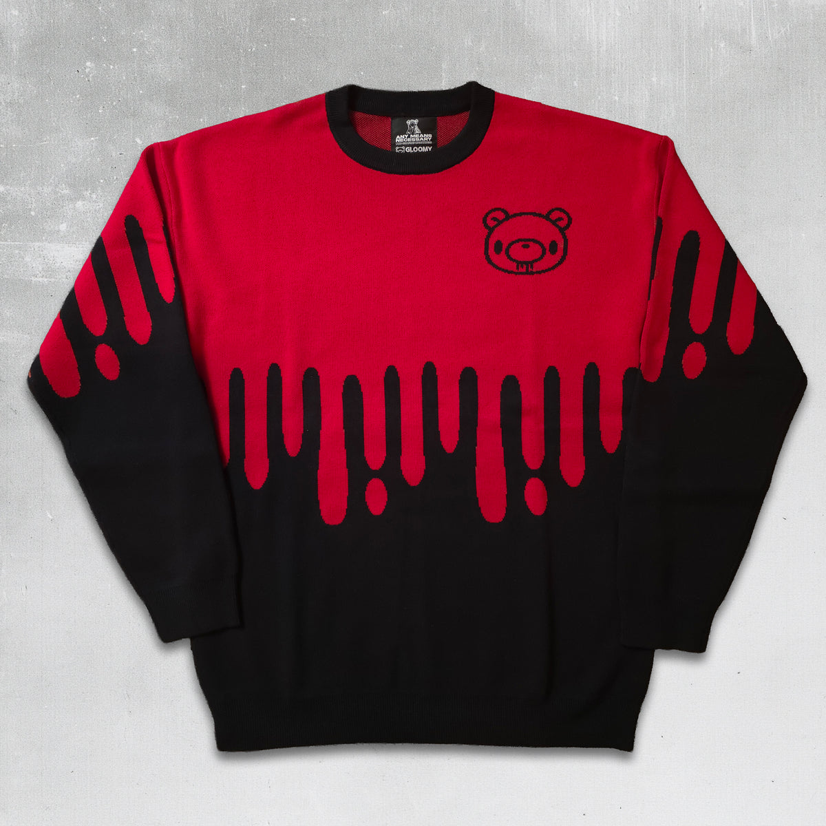 Gloomy Drip Knit Sweater