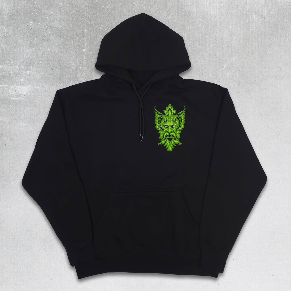 Green Man Pullover Hoodie