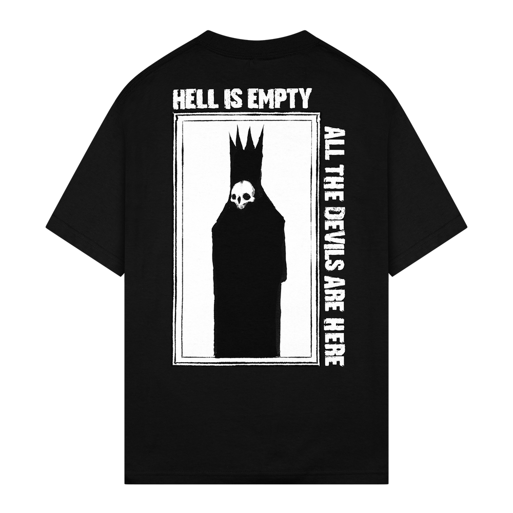 any means necessary shawn coss hell is empty shirt black