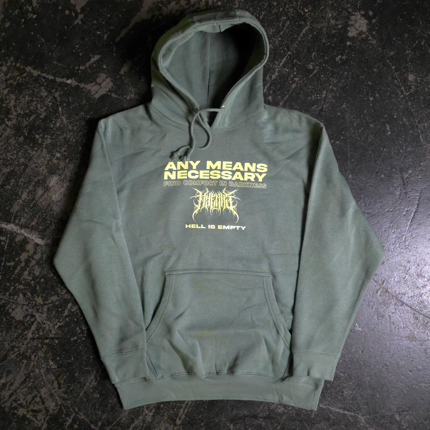Hell is Empty Pullover Hoodie Sage