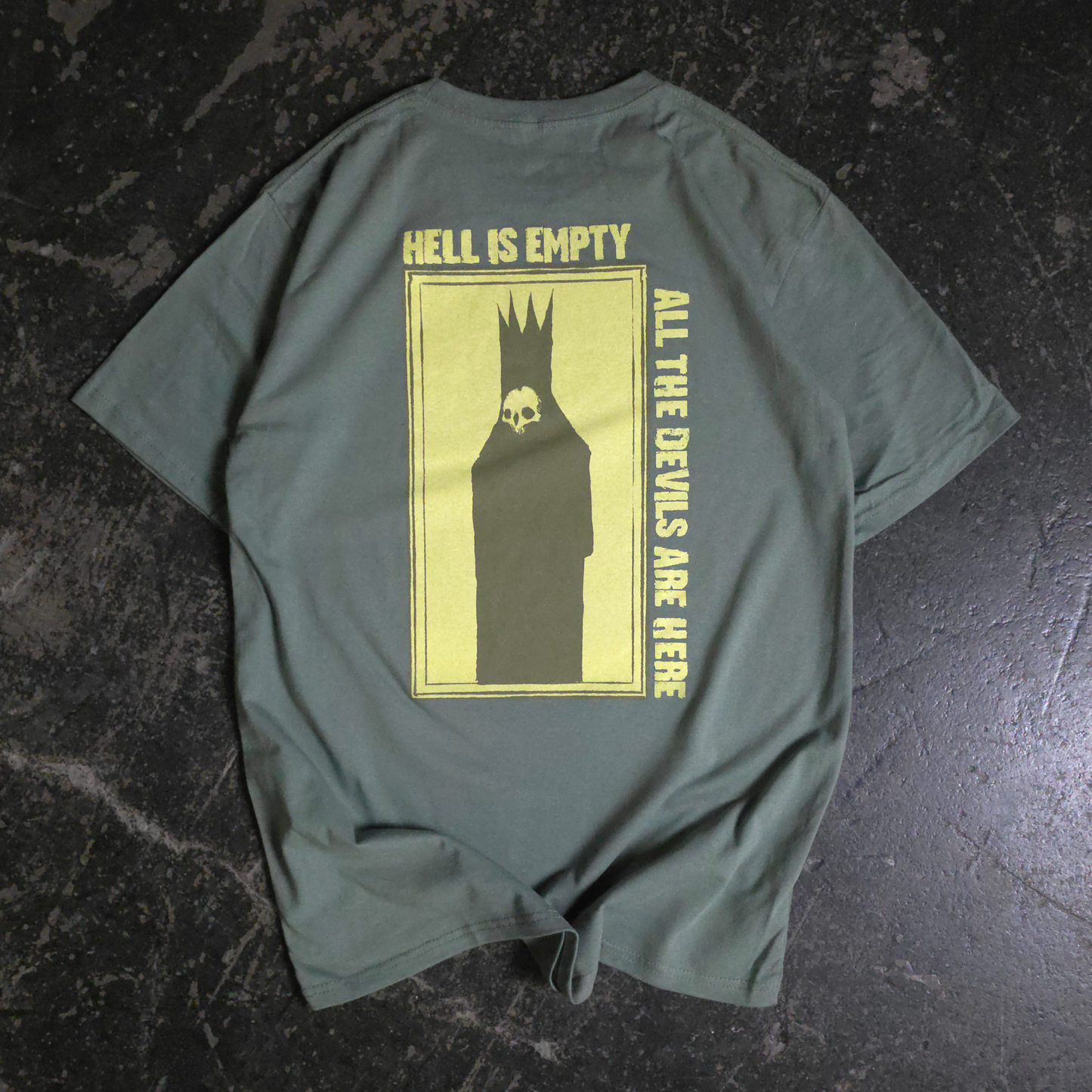 any means necessary shawn coss hell is empty shirt sage back