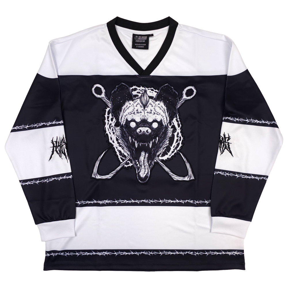 any means necessary shawn coss goon squad hockey jersey