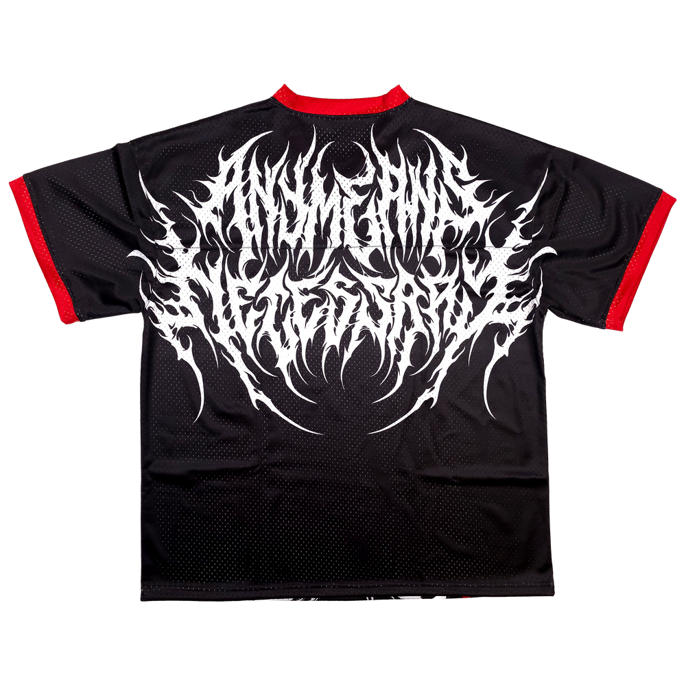 any means necessary shawn coss hyenas war cry jersey back