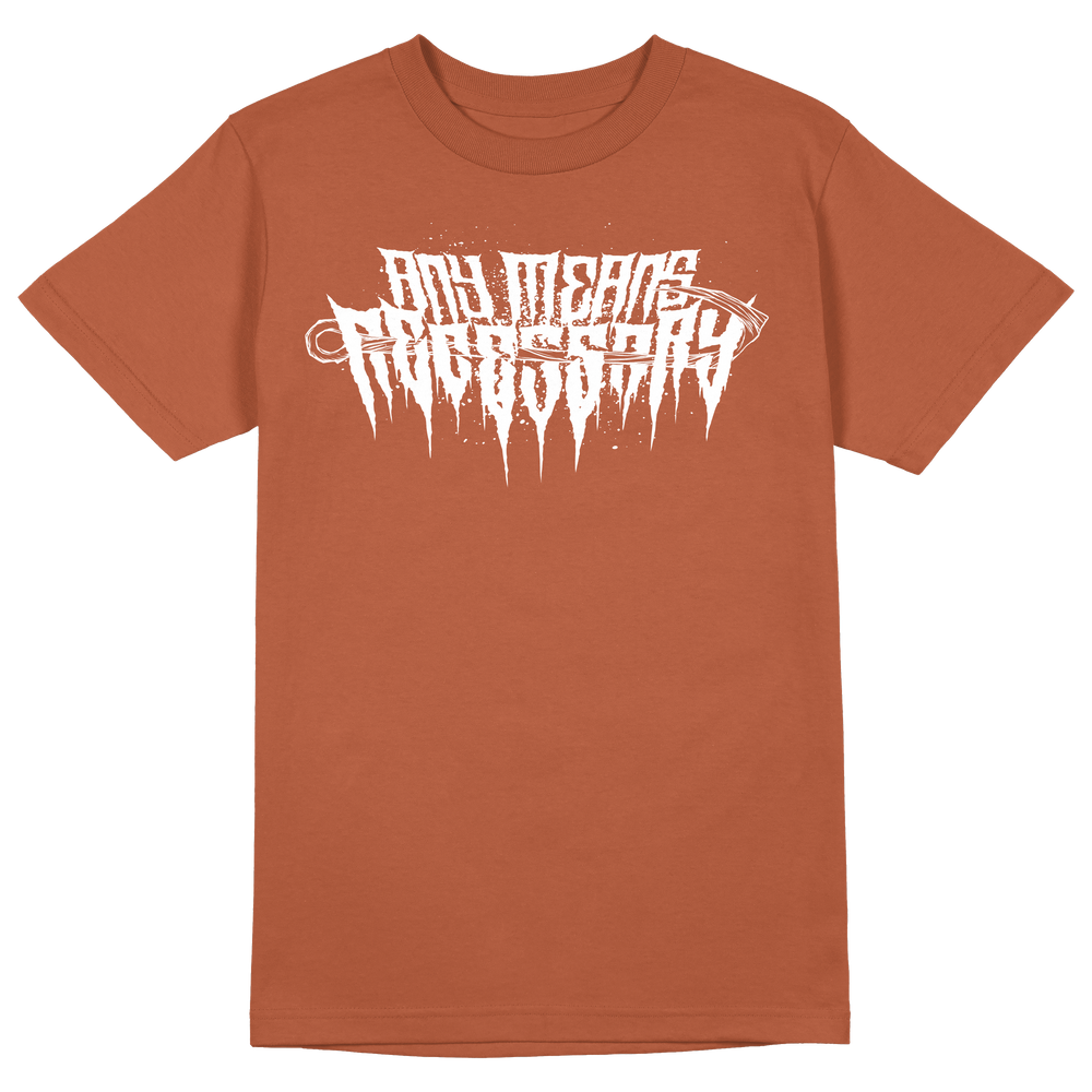 
                      
                        any means necessary shawn coss hooks t shirt copper front
                      
                    