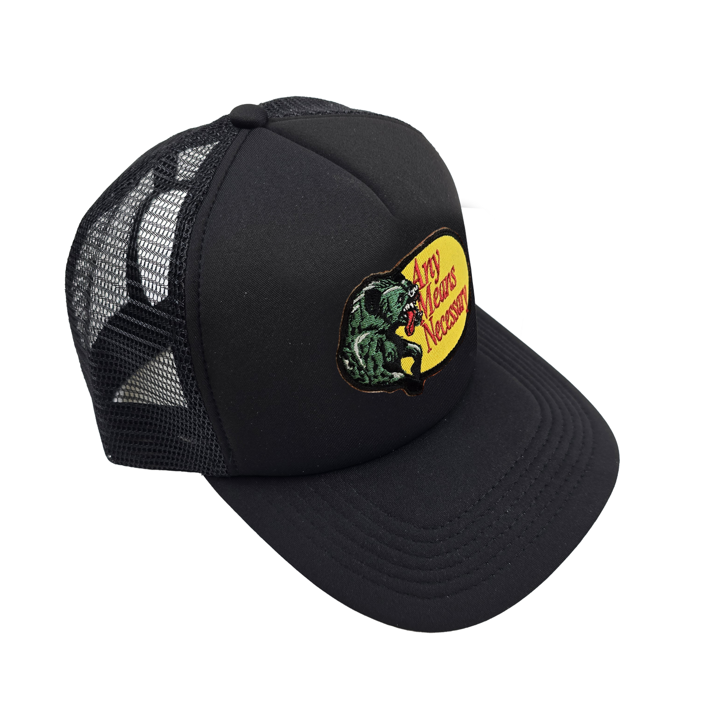 any means necessary shawn coss hyena pro bass pro mesh foam trucker hat black side