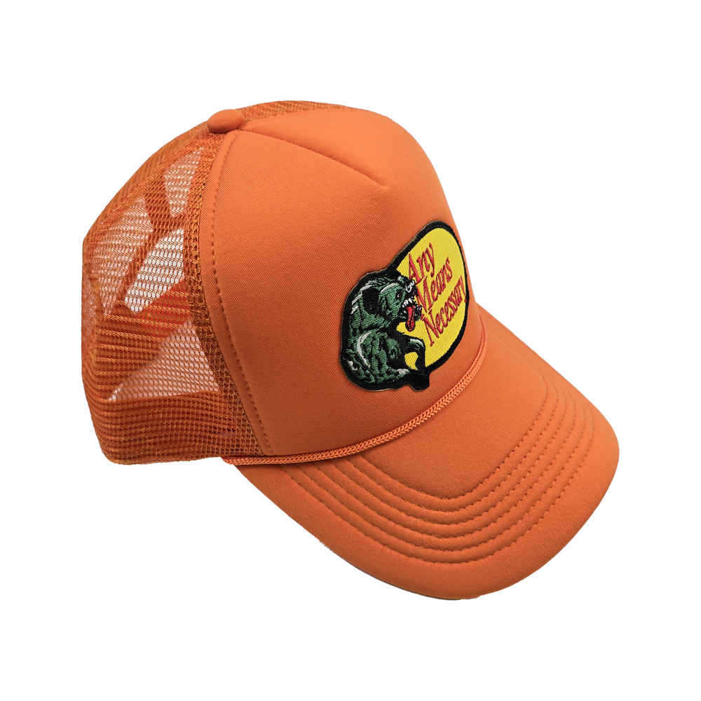 any means necessary shawn coss hyena pro bass pro mesh foam trucker hat orange